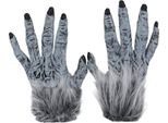 Smiffys - Guanti In Costume Per Halloween - Uomo/Donna Unisex SM2905 (Taglia Unica) (Grigio)