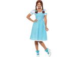Smiffys - Costume "Kansas"" - Donna SM1650 (L) (Bianco/Blu)"