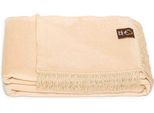 Unia - Cotone Cloud Coperta In Cotone Acrilico 150X200 0293/5 Coperta Copriletto Beige Chiaro