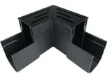 Angolo Per Canali Di Drenaggio Stretti Nero 155 X 155 - Per Pezzo