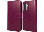 Samsung Galaxy A17/Samsung Galaxy A17 Custodia - Pelle Finta - Imoshion Custodia A Libro - Rosso