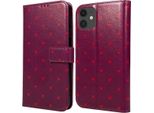 Cover Per Iphone 12 Pro/ Iphone 12 - Pelle Finta - Flip Cover Imoshion - Rosso