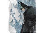 Batman - Coperta Di Profilo, Setosa, Morbida Al Tatto TV25038 (Taglia Unica) (Nero/Blu/Bianco)
