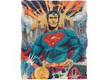 Superman - Coperta "Jappy Agoncillo"", Setosa, Morbida Al Tatto TV25040 (Taglia Unica) (A Colori)"