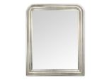 Mo.Wa Specchio Da Parete Specchio Classico 83X111 Cm Foglia D'argento Grande Specchio Louis Philippe Con Cornice In Legno Specchio Antico Argento Specchio Classico Vers