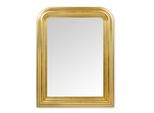 Mo.Wa Specchio Da Parete Specchio Classico 67X87 Cm - Specchio Decorativo Louis Philippe Foglia D'oro - Specchio Classico Cornice In Legno Antico Placcato Oro - Italy -