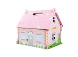Bigjigs Toys Casa Delle Bambole Portatile In Legno