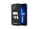 Karl Lagerfeld Klhcp13Lkh3Dbk Custodia Rigida Per Iphone 13 Pro / 13 6,1 Czarny/Nero 3D Gomma Testa Di Karl