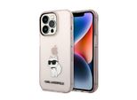 Karl Lagerfeld Klhcp14Xhnchtcp Custodia Rigida Per Iphone 14 Pro Max 6.7 Rosa/Rosa Iconic Choupette
