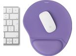 Imoshion Tappetino Mouse Ergonomico - Tappetino Mouse Con Poggiapolsi - 30 X 25 Cm - Lilla