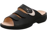 Finn Comfort Kos, Nero, Scarpe Da Donna, Mulo Comodo, Pelle, Nuovo - Muli Da Donna / Separatori Di Punta, Nero, Pelle (Nappaseda/Okapi)