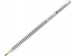 Faber-Castell 117012 Bleistift Grip 2001 - 2H, Silbergrau