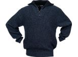 Maglione Taglia M Nero/Blu Screziato