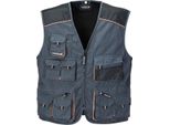 Gilet Taglia 54 Grigio Scuro/Nero/Arancio Terratrend