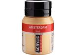 Bottiglia Di Vernice Acrilica Amsterdam Serie Standard 500 Ml Oro Ricco 802