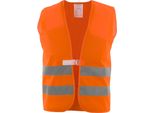 Gilet Ad Alta Visibilità Arancione EN20471 Cl.2 Con Strisce Riflettenti A.Pes