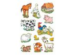 Etichette Decorative Animali Della Fattoria Pu=10X3 Fogli