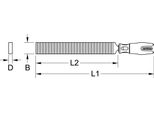 Ks Tools 9639531 963.9531 Raschietto Piatto