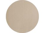 Asa Selection Table Tops Tischset Rund, Lederoptik, Kunstleder, Stone / Beige, Ø 38 Cm, 7851420