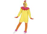 Costume Da Gallina Per Donna Taglia M-XL, Taglia:L