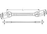 Chiave Doppia Heytec 13 X 15 Mm Lunghezza: 190 Mm