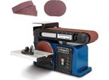 Levigatrice A Nastro E A Disco Scheppach BTS900 Con 6 Accessori | Levigatrice 370W | 230V | 2850 Min-1 | Disco Abrasivo Ø 150Mm | Levigatrice A Nastro