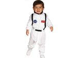 Pilota Baby Tuta Spaziale Avventura Carnevale Costume Pilota Spaziale Scoperta Vestito Carnevale Avventura Spazio Viaggio, Taglia: 86/92 Colore: Bianco