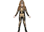 Costume Da Scheletro Spaventoso Tuta Di Halloween Per Bambini