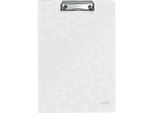 Leitz 4199-00-01 Leitz Cartella Per Appunti Wow, Din A4, Polyform, Bianco-Metallico
