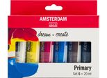 Royal Talens17820500 Royal Talens Vernice Acrilica Amsterdam Primary, 6 X 20 Ml