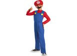 Costume Da Mario Di Nintendo Super Mario Brothers Per Bambini Taglia Per Bambini: 128-134