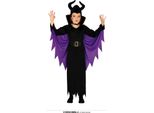 Fiaba Costume Da Strega Bambini Fata Malvagia Halloween Magia Mutamento Travestimento Strega Oscura Magia Abito Fantasia Costume Festa Dreamscape, Taglia: 128/134 Colore: Nero
