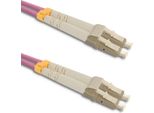 Qoltec Glasfaser-Patchkabel Lc/Upc - Lc/Upc | Multimode | 50/125 | OM4 | Duplex | 10 M