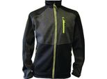 Giacca In Pile A Maglia Taglia Xl Verde Scuro/Nero/Lime Terrax