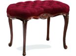 Casa Padrino Sgabello Barocco Rosso Bordeaux / Marrone - Sgabello Fatto A Mano - Mobili Da Salotto In Stile Barocco