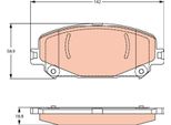 Pastiglie Freno Renault Anteriori Arkana/Captur/Espace/Megane/Scenic/Talisman 1,2-1,6/1,5-2,0 Dci 17-