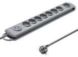 Qoltec 50168 Protezione Contro Le Sovratensioni Grigio 8 Prese Ac 230 V 3 M