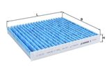 Mahle Lao 430 - Oe 4518300018 Filtro Aria Abitacolo Per Twingo Iii (Bc), Fortwo Cabrio (451), Fortwo Cabriolet (453), Fortwo (453), Fortwo (451), Forfour (453)