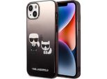 Karl Lagerfeld Klhcp14Mtgkck Custodia Rigida Per Iphone 14Plus / 15 Plus 6,7 Czarny/Nero Gradiente Ikonik Karl & Choupette