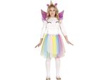 Guirca Costume Unicorno Arcobaleno Bambina 10-12 Anni 10-12 Anni