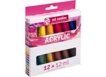 Royal Talens 9021812M Royal Talens Pittura Acrilica Art Creation, 12 Ml, Set Da 12