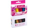 Royal Talens 9021808M Royal Talens Pittura Acrilica Art Creation, 12 Ml, Set Da 8