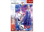 Trefl Puzzle Regno Di Ghiaccio Ii: Elsa E Olaf 54 Pezzi