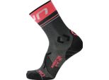 Uyn Runner's One Mid Laufsocken Damen Grigio Melange/Rosa 41-42