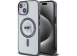 Karl Lagerfeld Klhmp15Mhkhnotk Custodia Rigida Trasparente Per Iphone 15 Plus / 14 Plus 6.7 Iml Karl's Head Magsafe