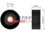 Fast FT44554 - Oe 46546374 Spannrolle, Keilrippenriemen FüR 145 (930), 146 (930), 147 (937), 156 (932), Gt (937), Doblo, Stilo, Brava, Bravo, Idea, Marea, Multipla, Palio, Punto, Strada