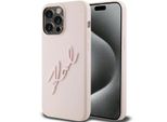 Karl Lagerfeld Klhcp15Lsksbmcp Iphone 15 Pro 6.1 RóżOwy/Pink Hardcase Silicone Karl Script