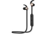 Qoltec 50842, Senza Fili, Chiamate/Musica, 280 G, Cuffie, Nero, Oro
