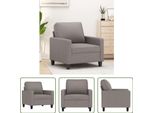 The Living Store Poltrona Taupe 60 Cm Tessuto