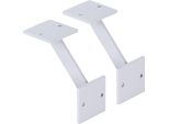 Alberts 837860 Mensola Nick, Una Coppia, Mensole Disponibili In Vari Colori Di Tendenza, Mensole In Coppia O Singolarmente, Dimensioni 50 X 100 X 100 Mm